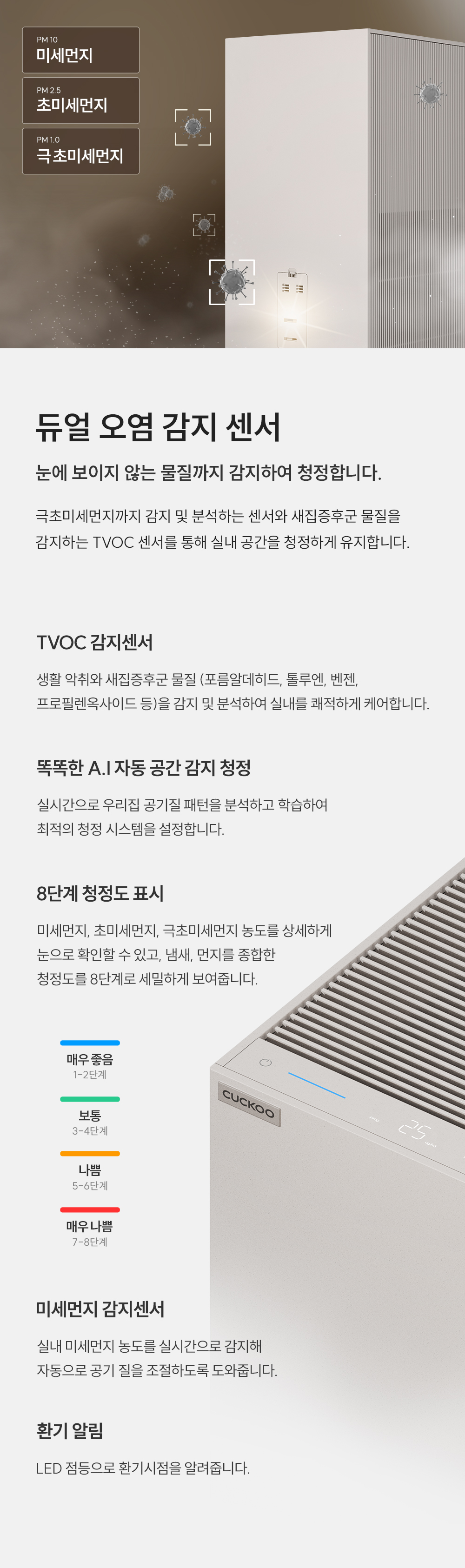 AC-28AH10GNW_28평형 인스퓨어 공기청정기_6번째 상세정보 쿠쿠 AC-28AH10GNW 인스퓨어 공기청정기 상세이미지 7